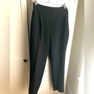 Pleated Black office Pants